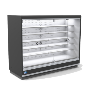 MUSON GLASS DOORED MILK AND MILK PRODUCTS CABINET