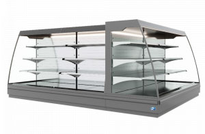 HALF-SIZE VERTICAL CABINETS (DISPLAY SECTIONS OF BEVERAGE, MILK AND MILK PRODUCTS)